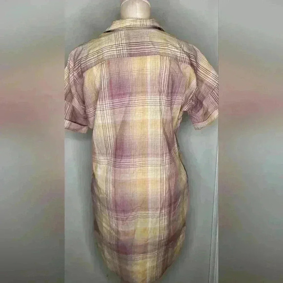 Toad & CO Willet Short-Sleeve Shirtdress Women's Size Medium - Picture 9 of 11